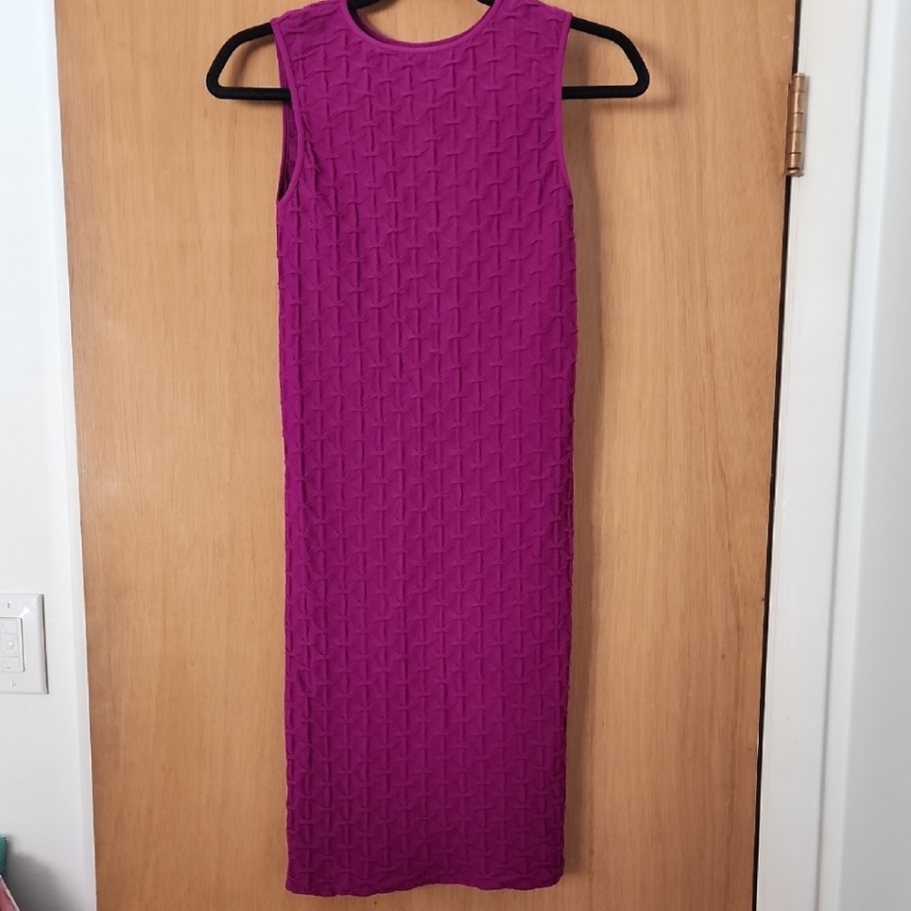 Tees by Tina Purple Sleeveless Sheath Dress